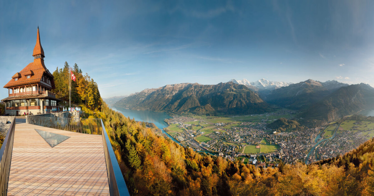 Harder Kulm Der Hausberg Von Interlaken Berner Oberland Pass