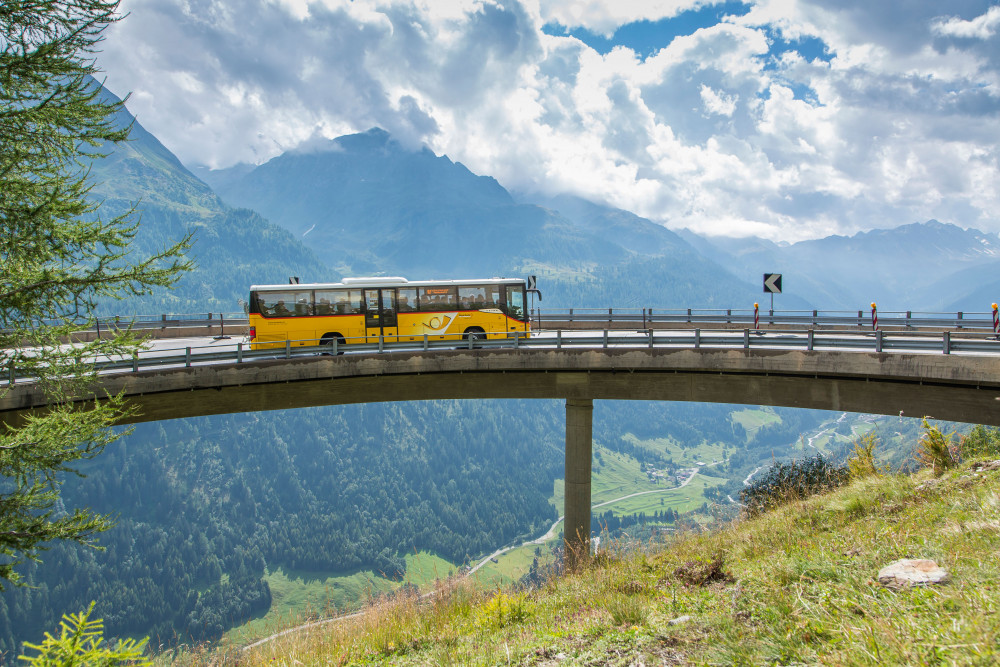 Ausflüge mit dem Postauto Berner Oberland Pass